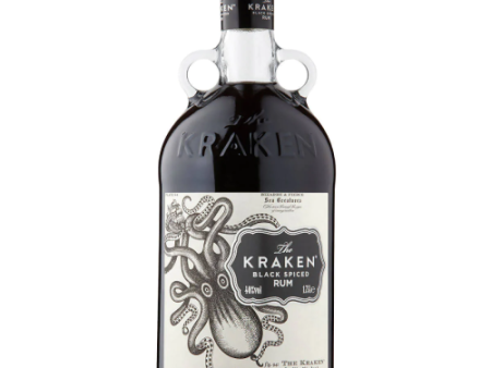 The Kraken Black Spiced Rum 1.75L white label on Sale