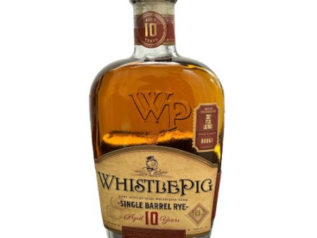 WhistlePig Single Barrel Rye Aged 10 Years - 750ml Store Pick For Sale