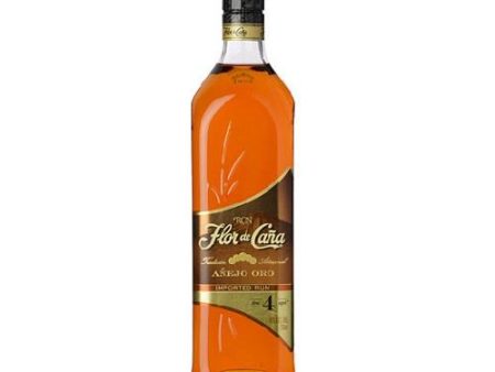 Flor de Cana Rum Anejo Oro 4 Year - 750ML For Discount