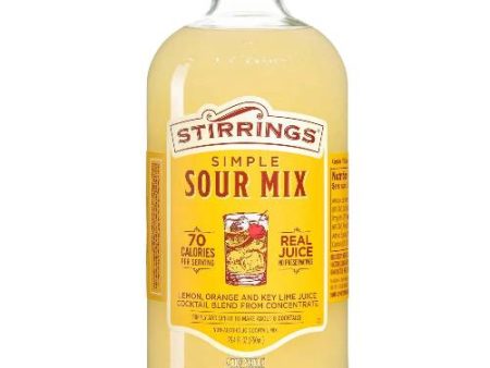 Stirrings Sour Cocktail Mix 750ML Cheap