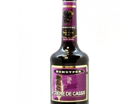 Dekuyper Liqueur Creme de Cassis 30 Proof - 750ML For Discount