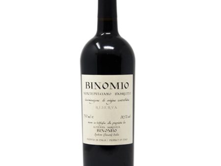 Binomio Montepulciano d Abruzzo Riserva 2019 - 750 ML For Discount