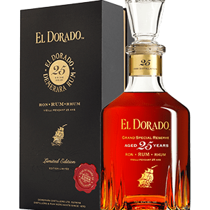 El Dorado Rum 25 Year Old Limited Edition - 750ML Online now