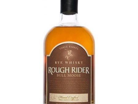 Rough Rider Rye Whisky Three Barrel Bull Moose 750ML For Cheap