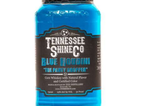 Tennessee Shine Blue Houdini Moonshine -750ml on Sale